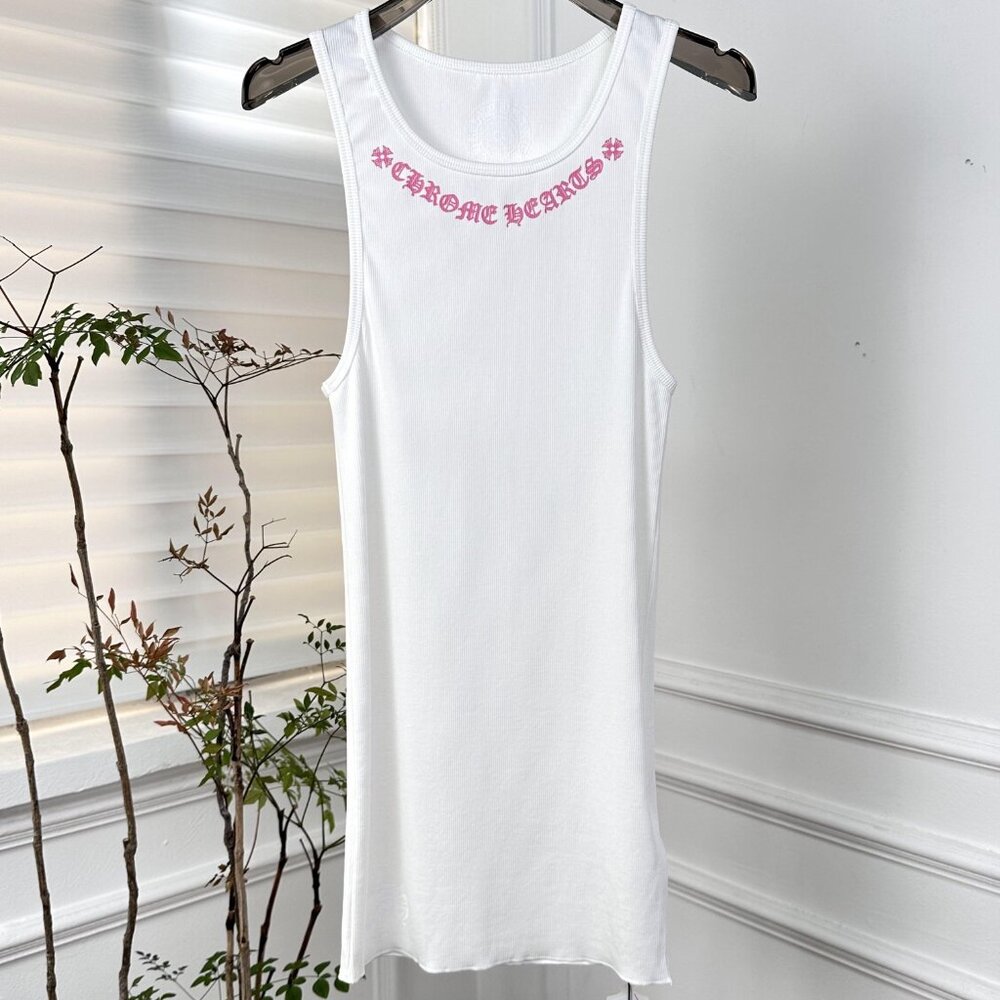 Brand New Chrome Hearts White Vest